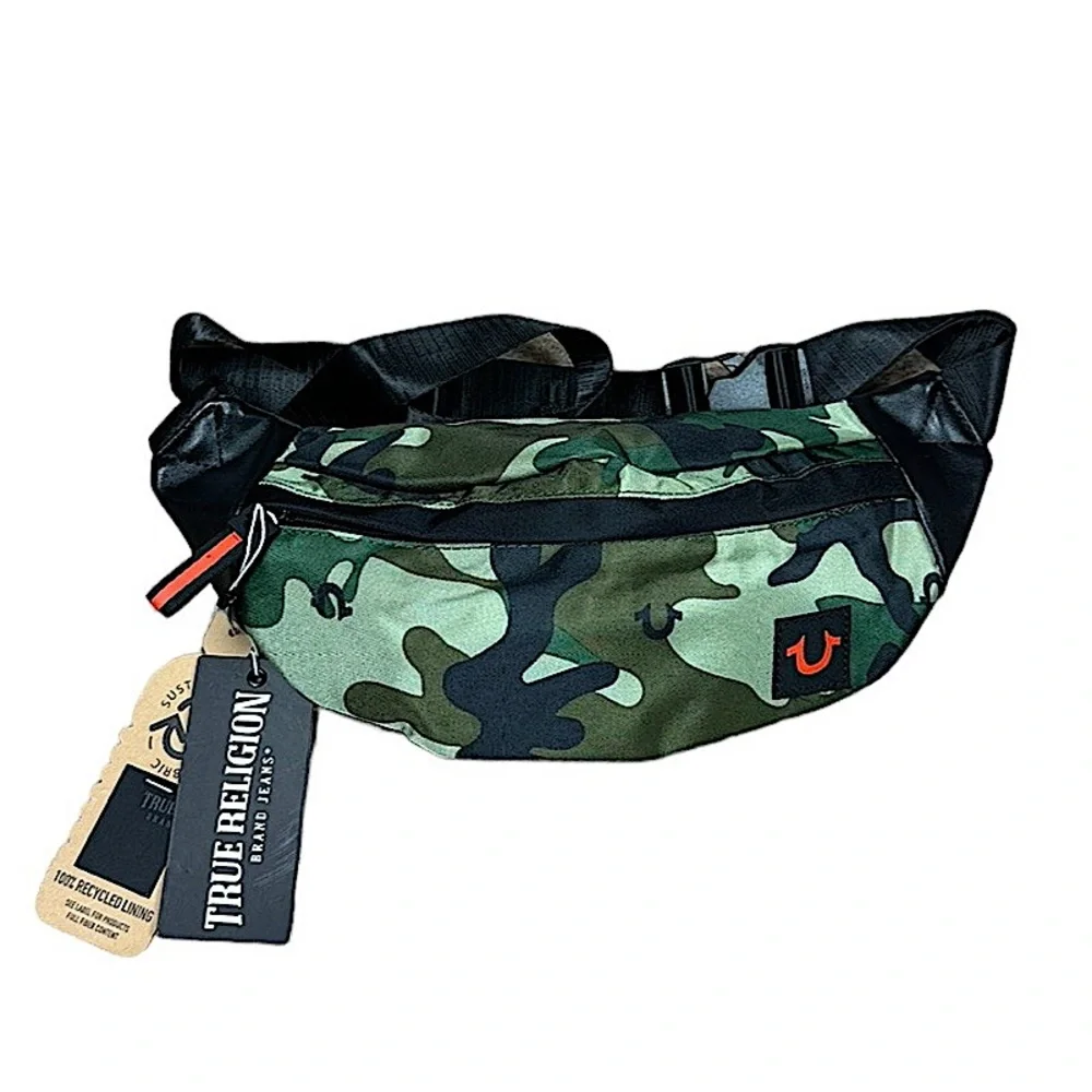 TRUE RELIGION : NWT Unisex Waist Camo Belt Bag / Fanny Pack